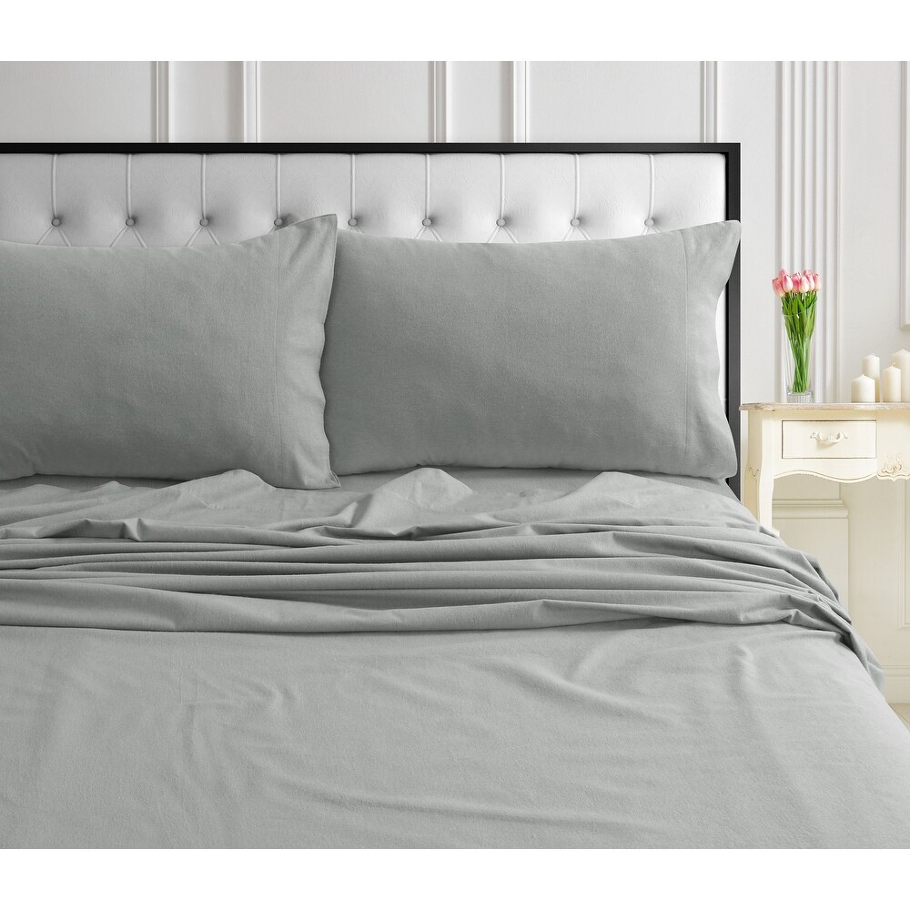 Cozy Ultra soft Flannel Deep Pocket Oversized Bed Sheet Set