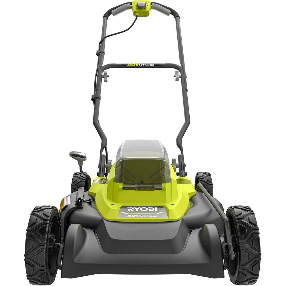 RYOBI 40V 18 in. 2-in-1 Cordless Battery Walk Behind Push Mower (Tool Only) RY401010BTL