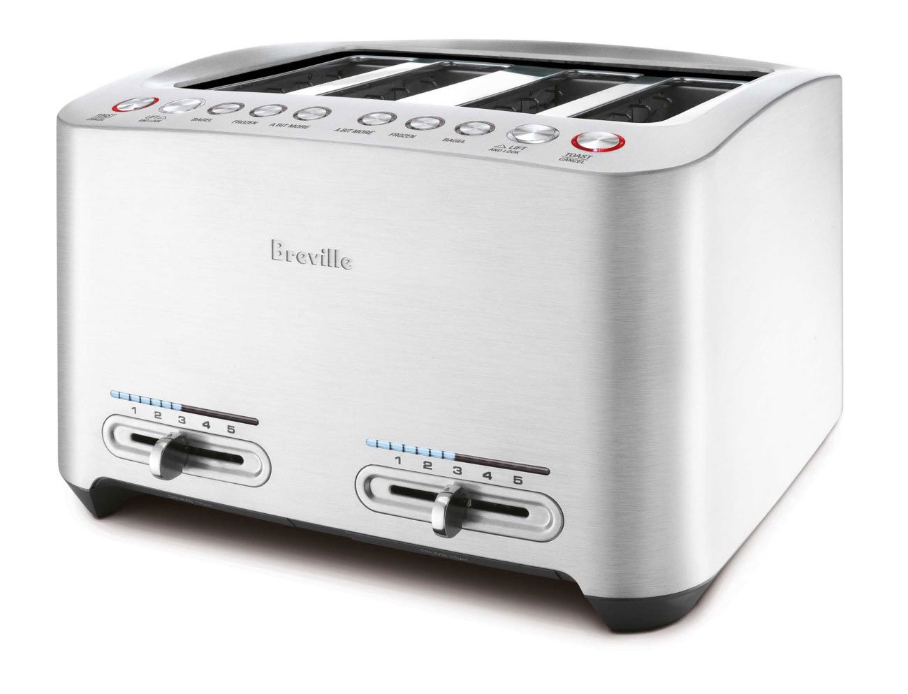 Breville Die-Cast Silver 4-Slice Smart Toaster