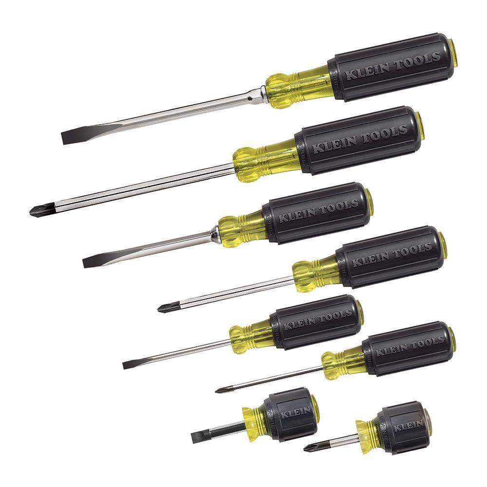 Klein Tools Screwdriver Set Multi-Application 8-Piece 85078