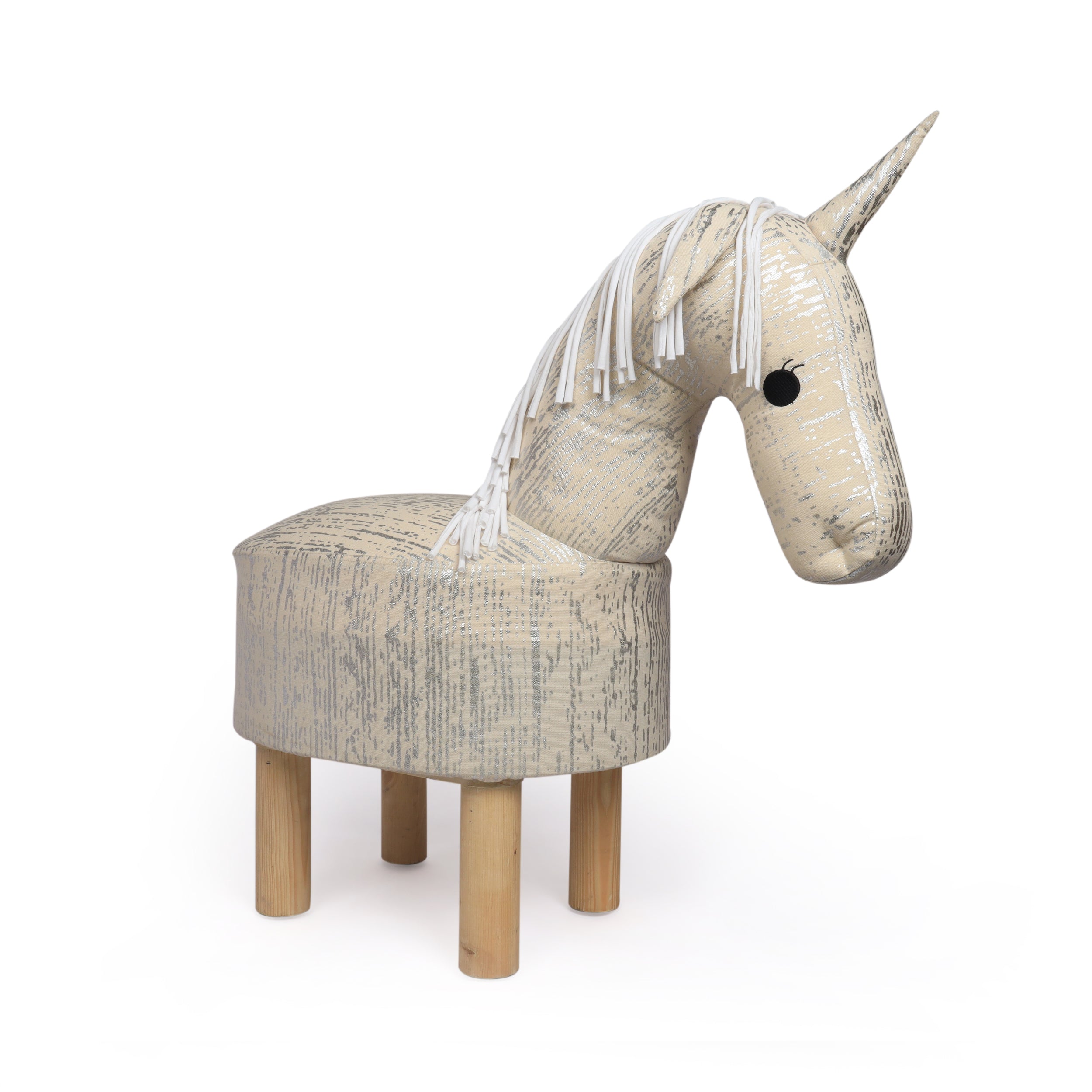 Kendraya Contemporary Kids Unicorn Ottoman