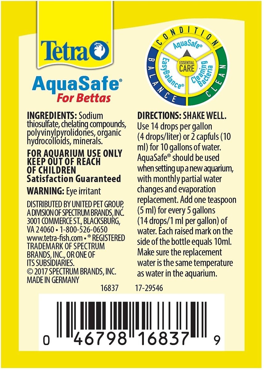 Tetra AquaSafe Aquarium Water Conditioner