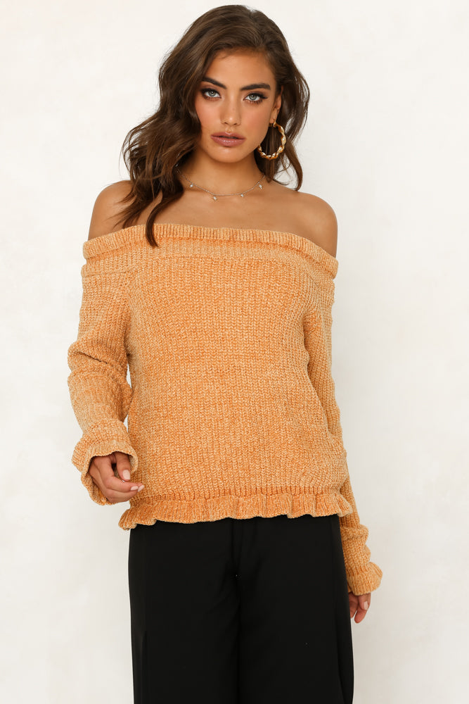 No Chill Knit Mustard