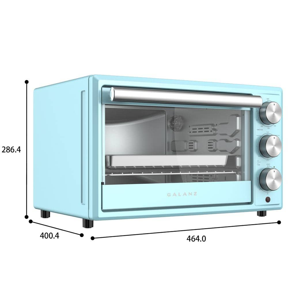 Galanz 0.9 Cu.Ft Retro Bebop Blue Toaster Oven GRH1209BERM151