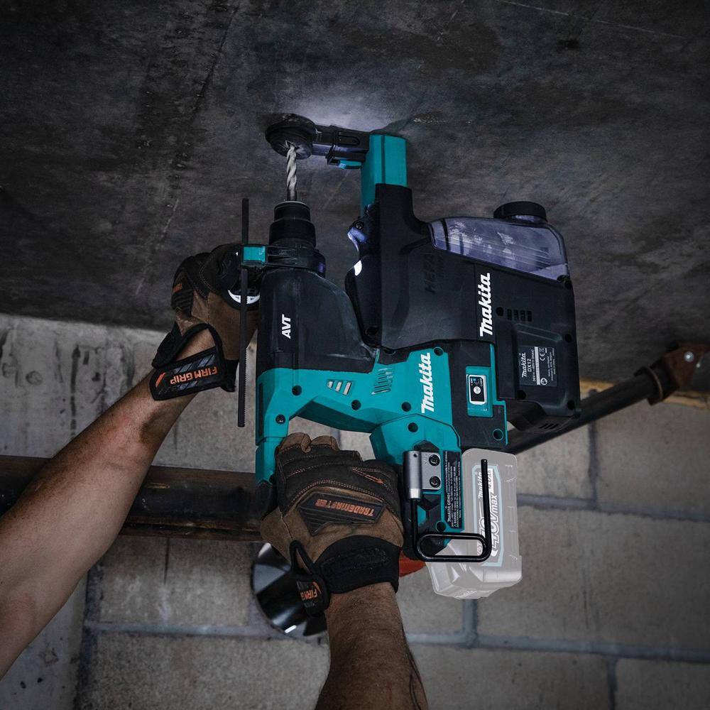 Makita 40V max XGT Brushless Cordless 1-18 in. Rotary Hammer wDust Extractor AFT AWS Capable (Tool Only) GRH01ZW