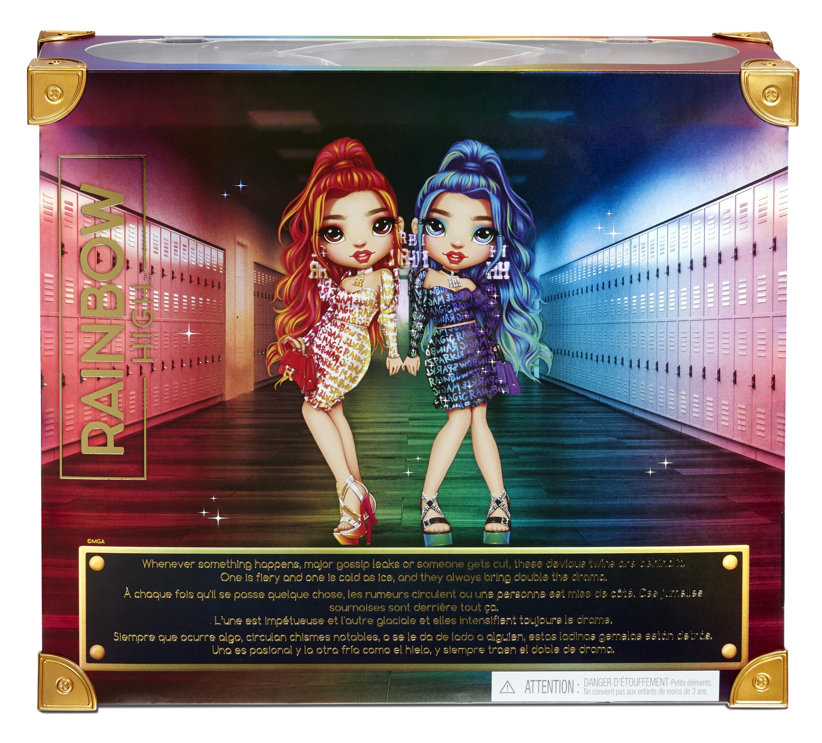 Rainbow High, Special Edition Twin (2-Pack) Fashion Dolls, Laurel & Holly De'Vious