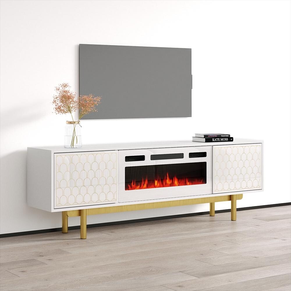 Karp WH EF Fireplace TV Stand