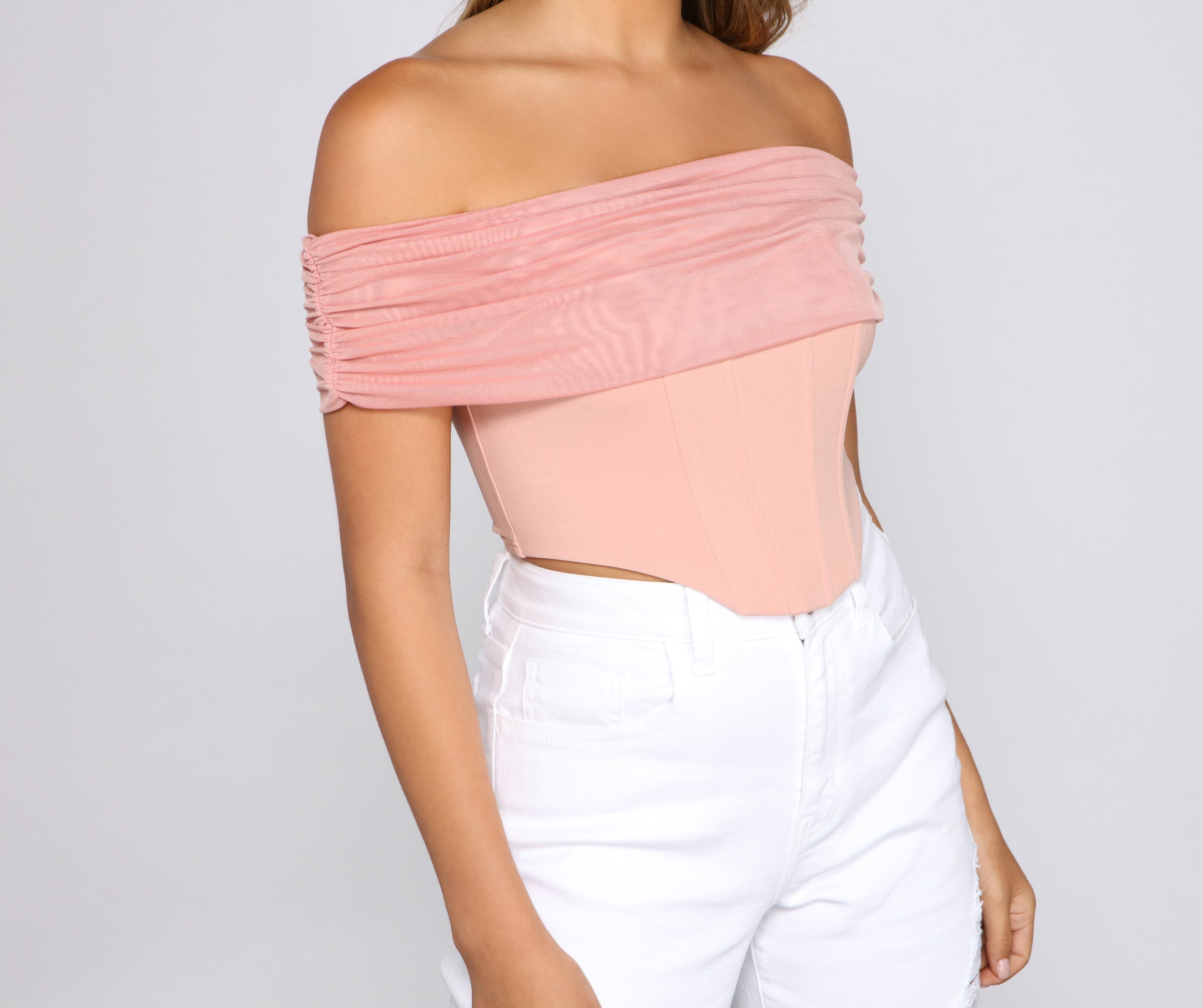 Picture Perfect Off The Shoulder Bustier