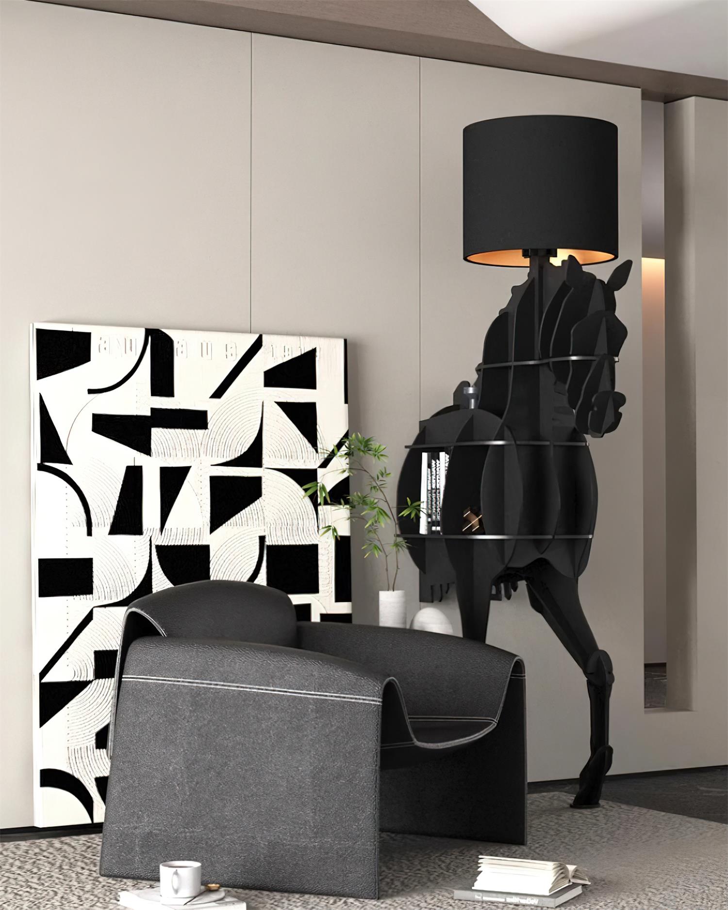 Tete Horse Floor Lamp