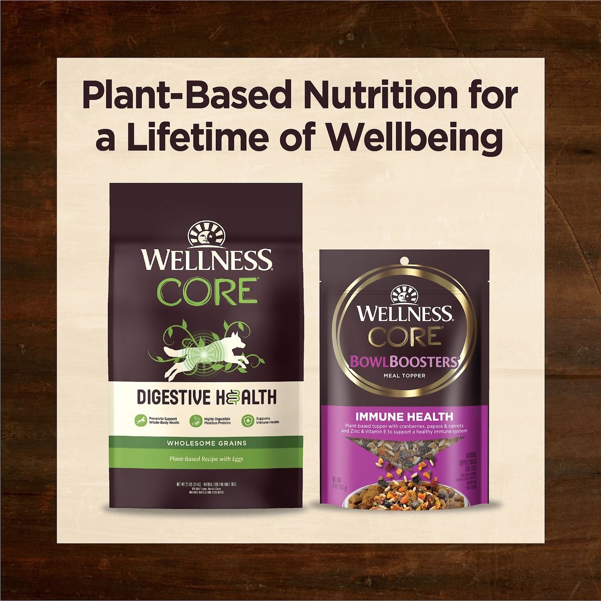 Wellness CORE Digestive Health Plant Based Recipe with Eggs Dry Dog Food