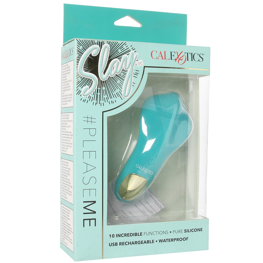 Slay Pleaser Clitoral Stimulator in Teal