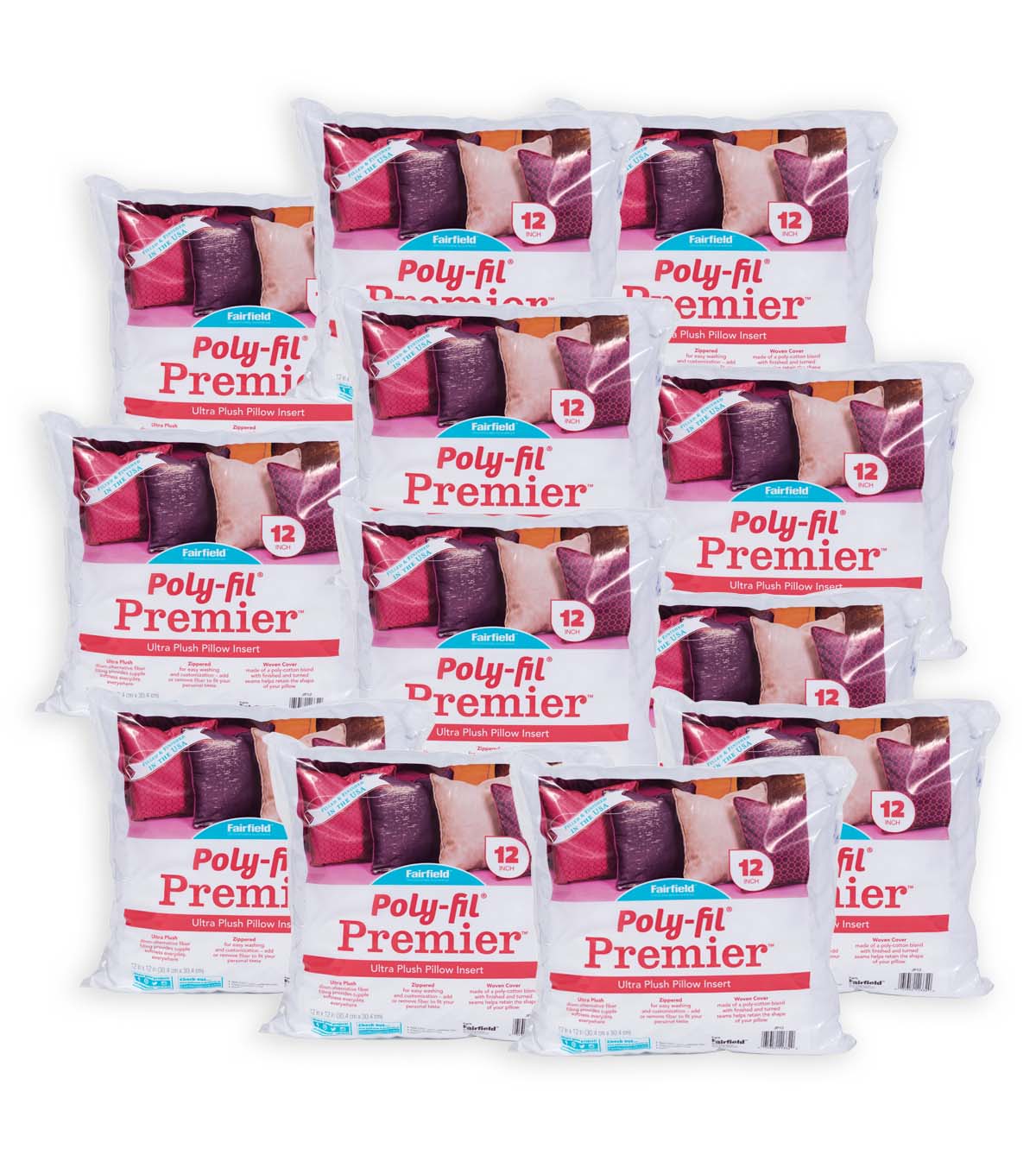 Poly-Fil® Premier™ Small Pillow Inserts by Fairfield™, 12