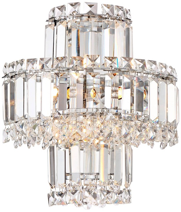 4 light Led Fixture Clear Crystal For Bedroom Bathroom