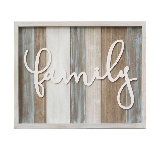 x27 family x27 Rustic Wood Wall Decor Stratton Home Decor