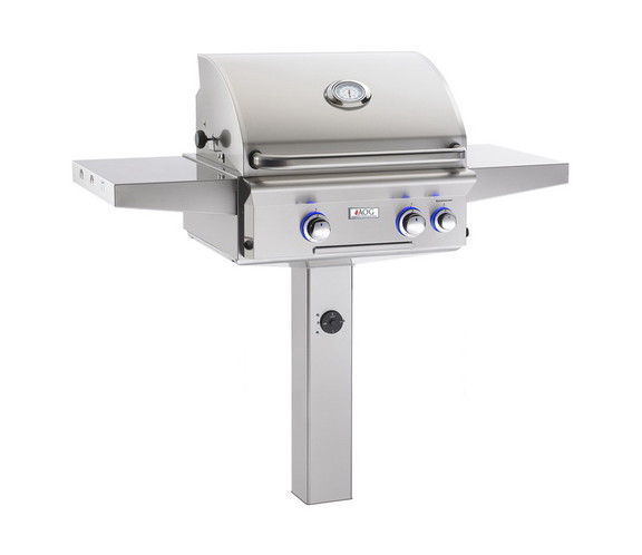 American Outdoor Grills 24 In Ground Post Mount  ...