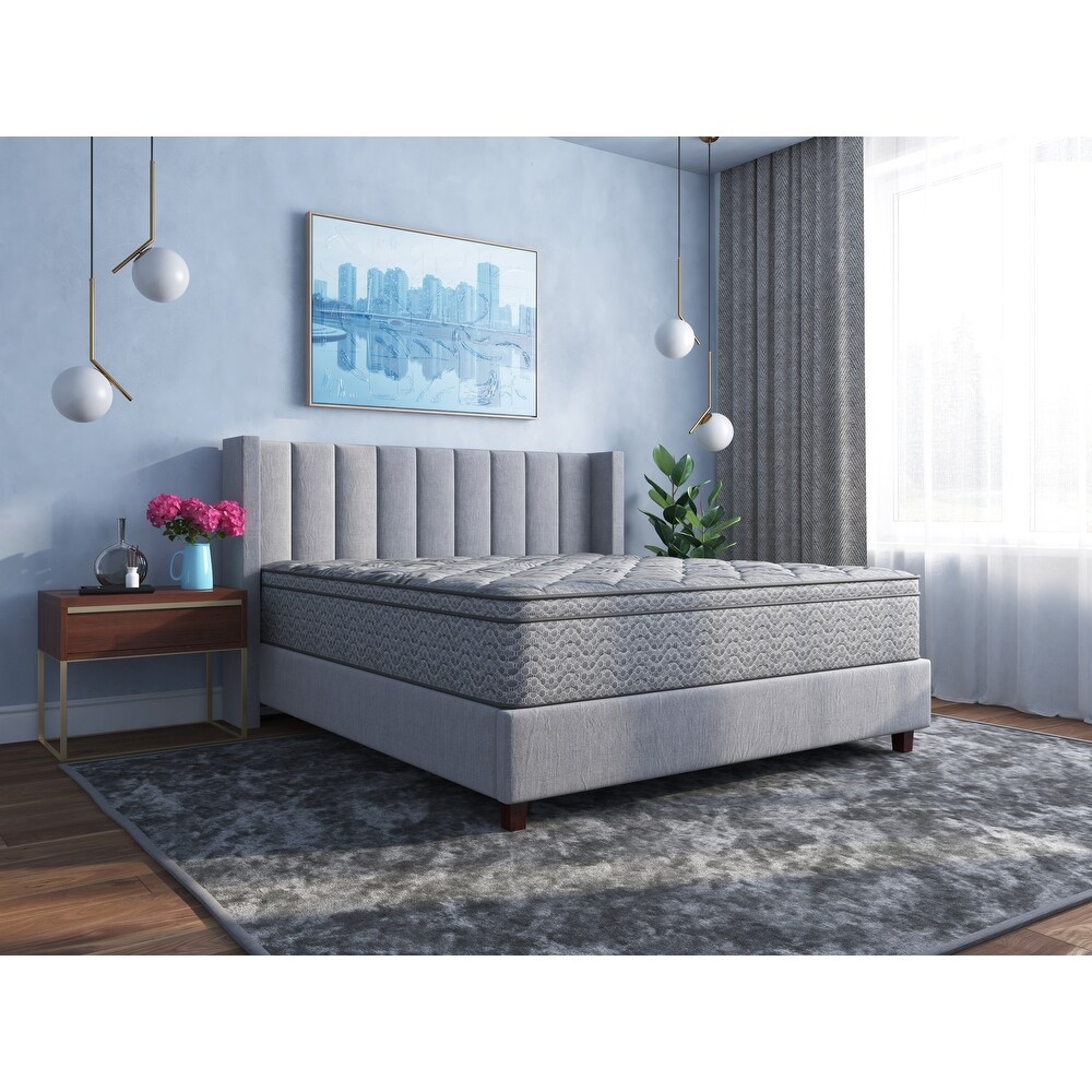 American Furniture Classics Patriot Series CertiPUR US Certified 12 inch Twin Size Pocketed Coil Memory Foam Mattress in a box