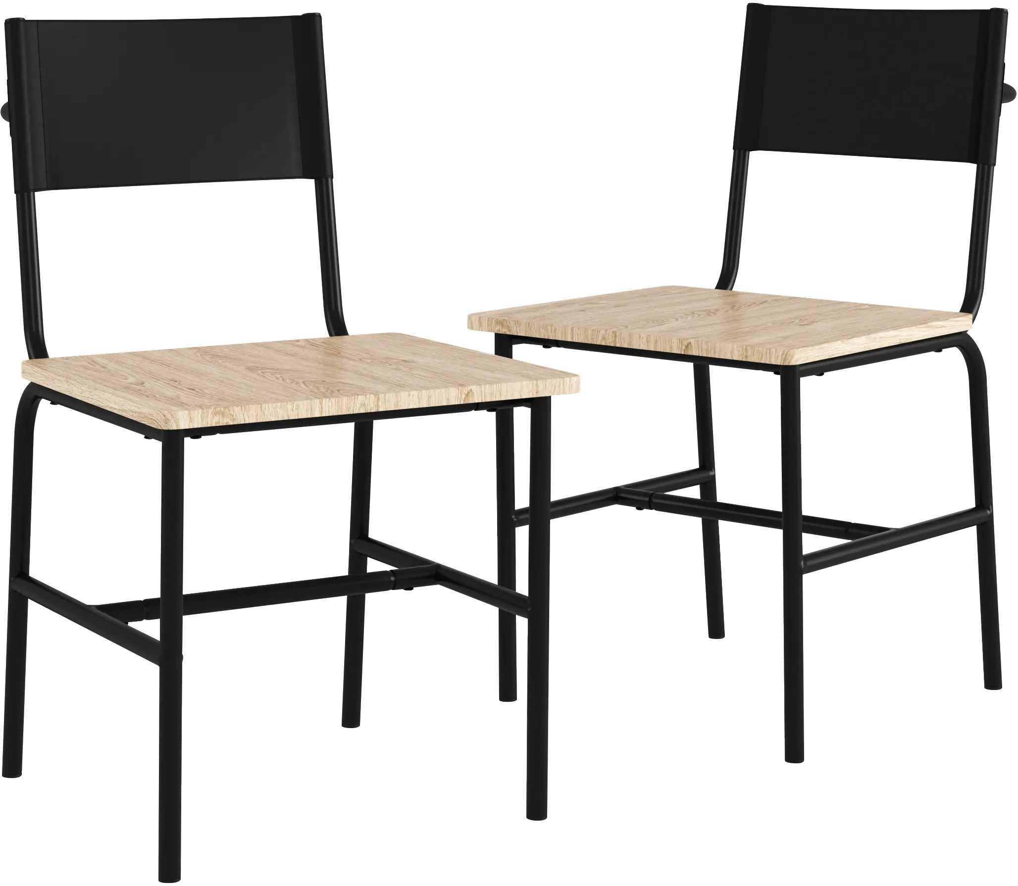 Director Black Dining Room Chair (Set of 2)