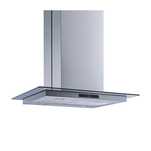 Winflo 36-in 475 CFM Convertible Stainless Steel Island Range Hood