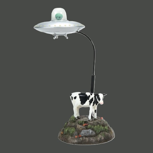 Animated Udderly Unbelievable Halloween Village Accessory