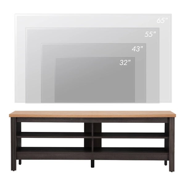 TV Stand for 65 Inch TV， Entertainment Center Console Table， 60 Inch