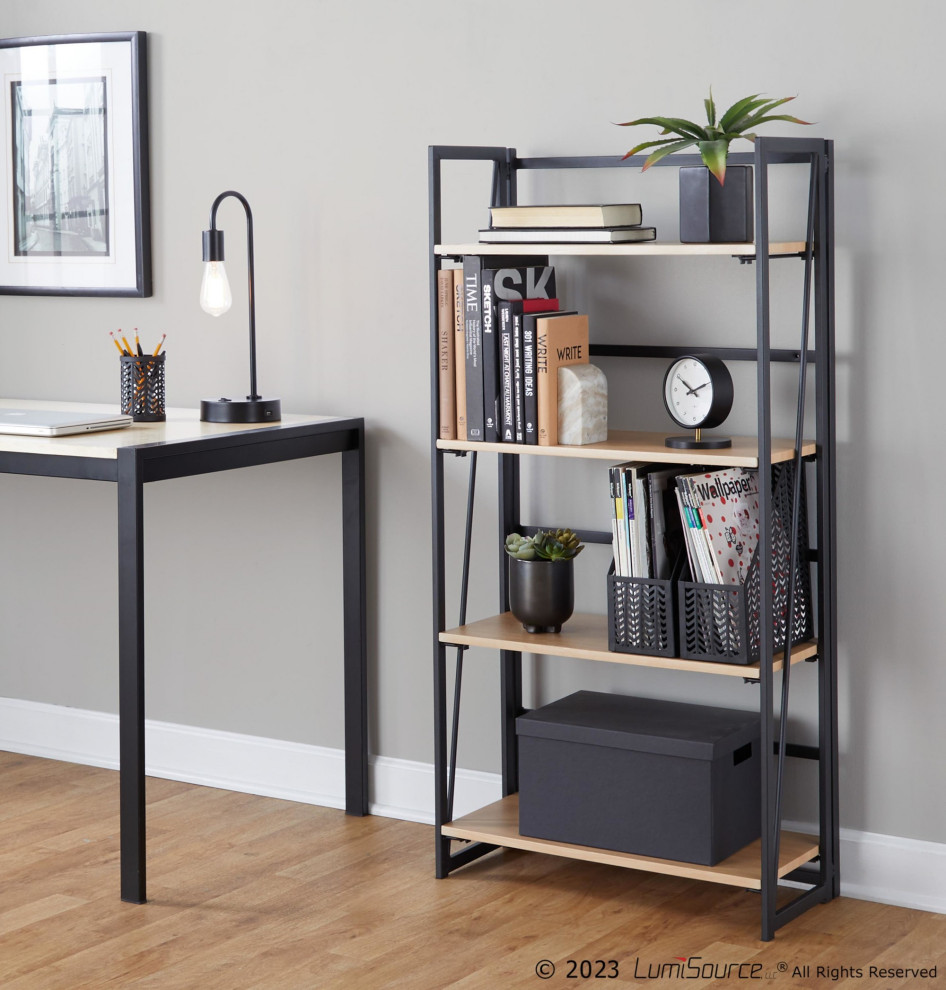 Dakota Bookcase   Bookcases   by LumiSource  Houzz