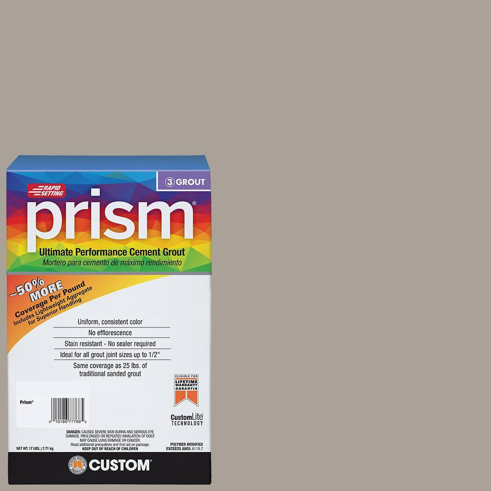 Custom Building Products Prism #543 Driftwood 17 lb. Ultimate Performance Grout PG54317T