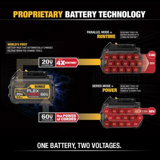 DW FLEXVOLT 20V60V MAX Lithium-Ion 12.0Ah Battery and Fan Cooled Fast Charger DCB612WDCB118