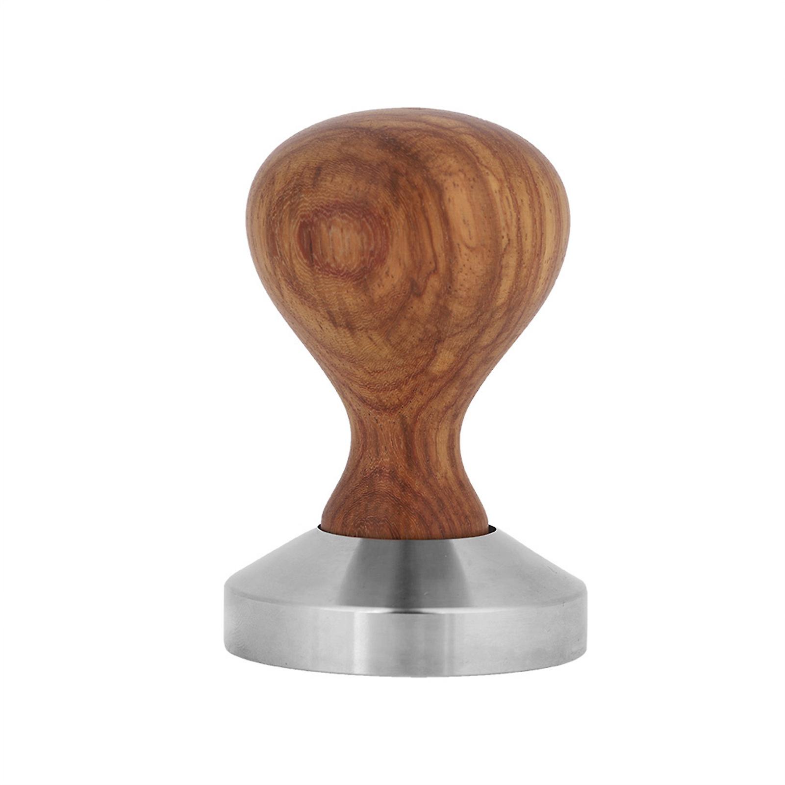 Practical Rosewood Handle Coffee Tamper Espresso Powder Flat Press Hammer (51mm)