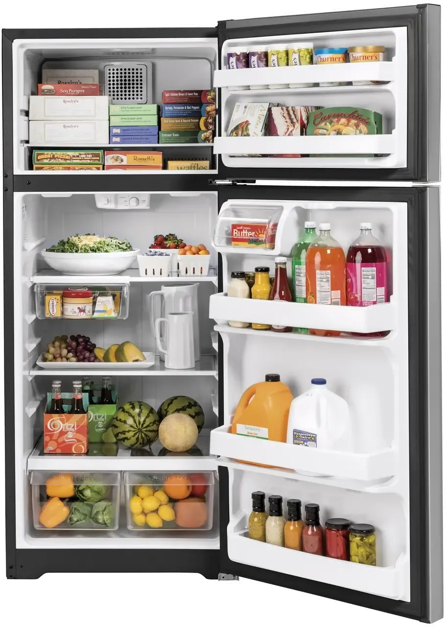 GE 17.5 cu ft Top Freezer Refrigerator - 28