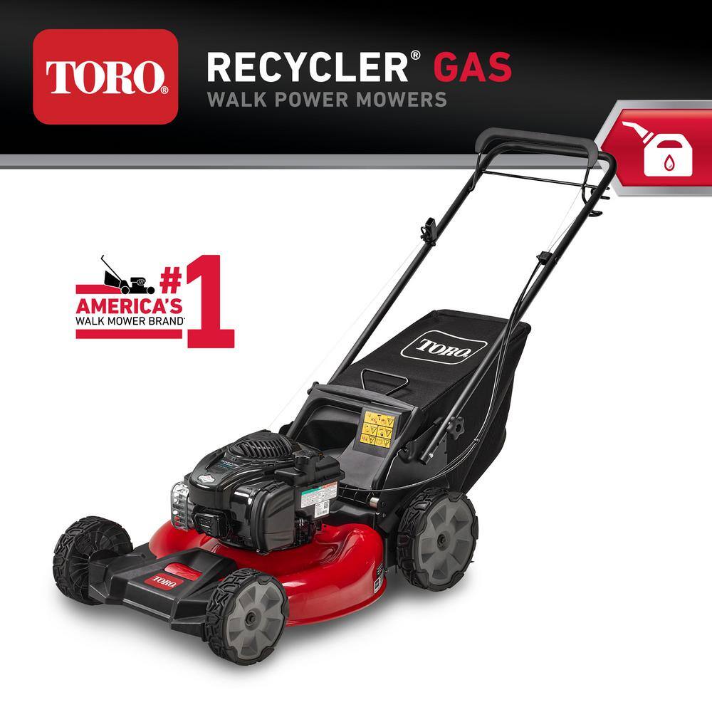 Toro 21 in. Recycler Briggs and Stratton 140cc Self-Propelled Gas RWD Walk Behind Lawn Mower with Bagger 21321