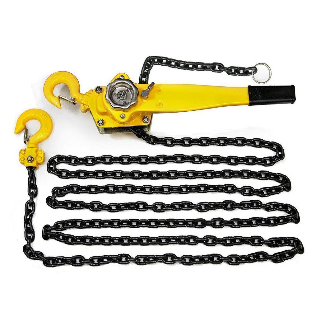 XtremepowerUS 34-Ton Steel Block Chain Lever Hoist Puller Lifter 10 ft. 58101