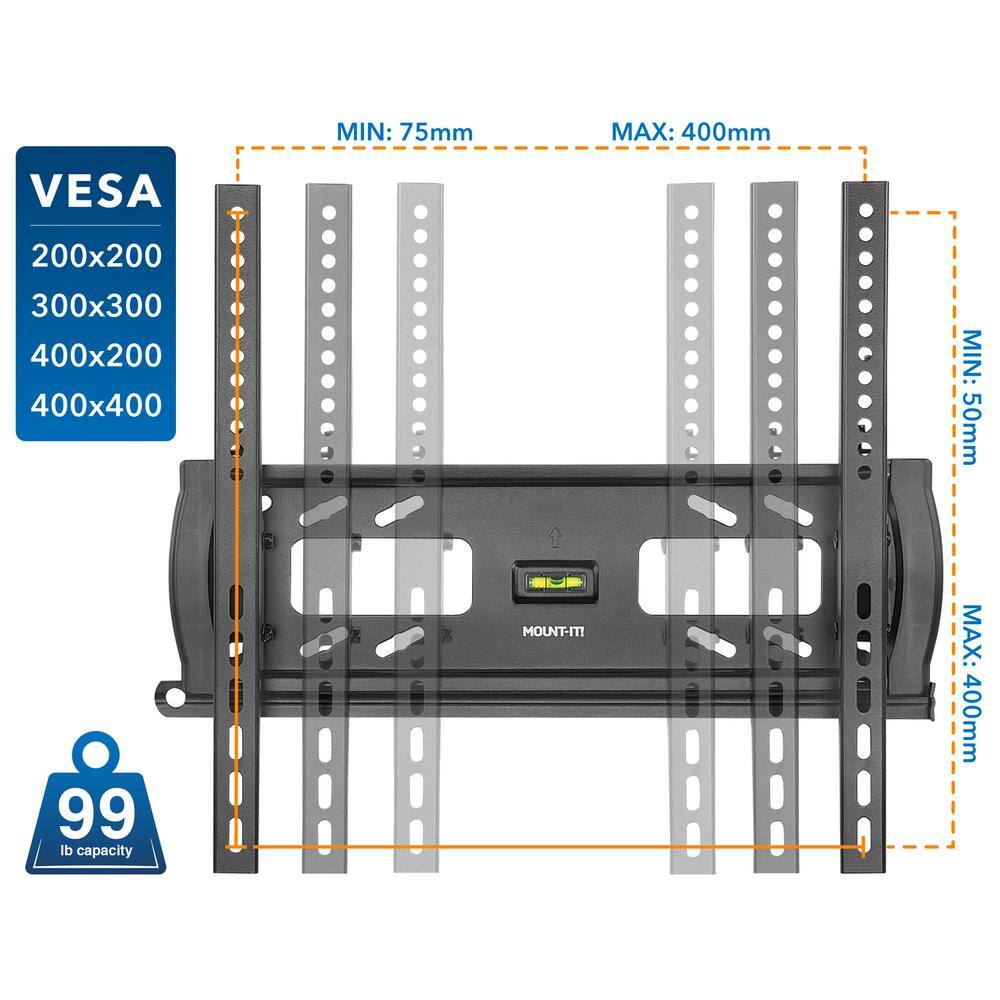 mount-it! Locking Anti-Theft TV Wall Mount for Screens up to 55 in. MI-2244T