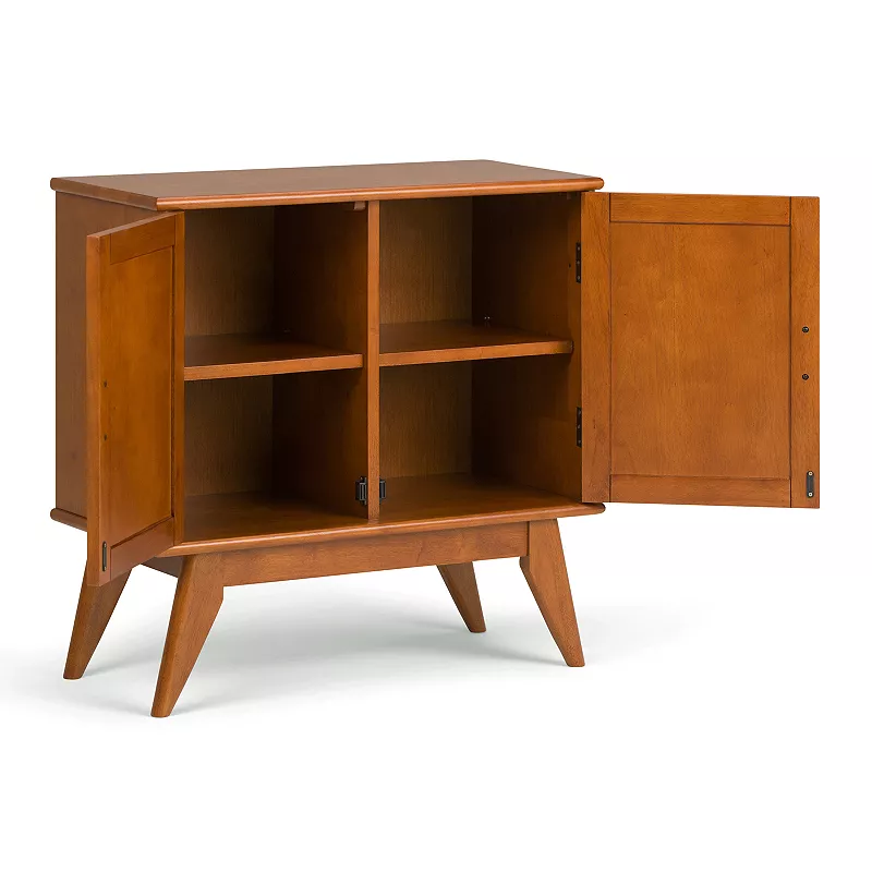 Simpli Home Draper Mid-Century Storage Cabinet