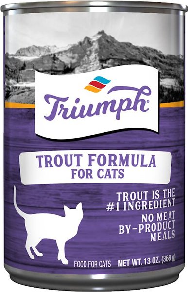 Triumph Trout Formula Canned Cat Food