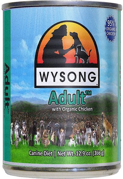 Wysong Adult with Organic Chicken Canned Dog Food