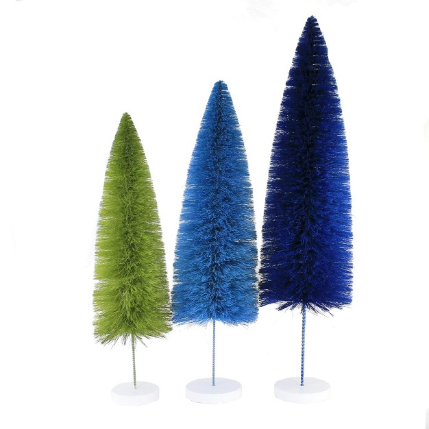 Christmas Blue Rainbow Trees Cody Foster Decorative Figurines