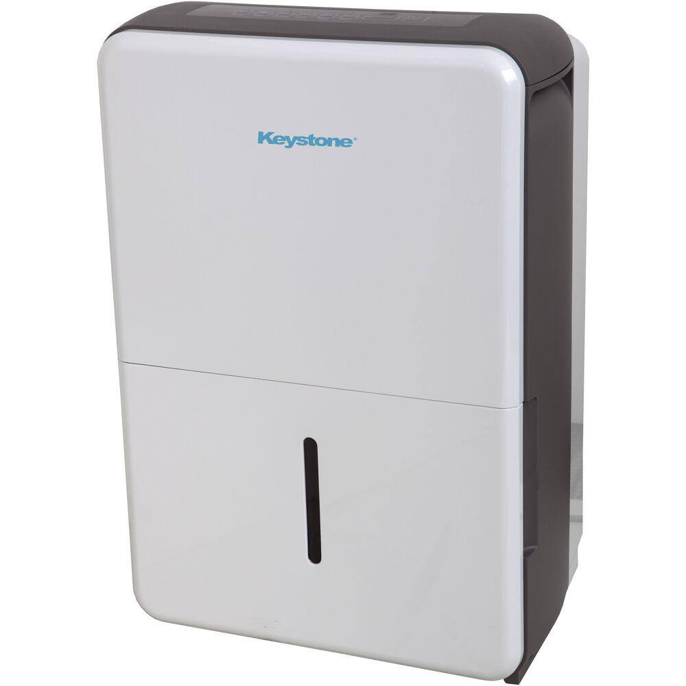 Keystone Energy Star 35-Pint Dehumidifier for up to 3000 Sq.Ft. LED Display Timer Portable wWheels Auto-Shutoff KSTAD354E