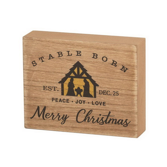 Dicksons CHTPLK34 210 Stable Born Merry Chmas 4X3 ...