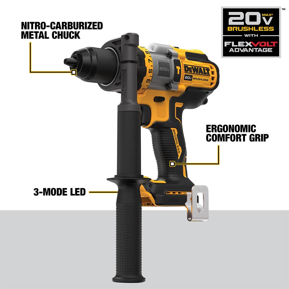 FLEXVOLT Advantage 20V MAX* 1/2 Hammer Drill/DriverTool Only