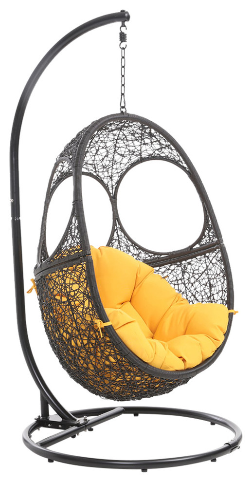 Modern Malaga Swing Chair   Contemporary   Hammocks And Swing Chairs   by Zuri Furniture  Houzz