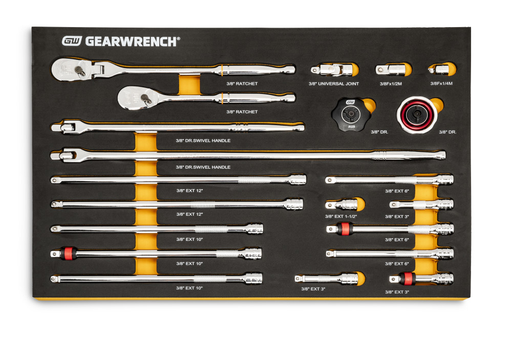 GEARWRENCH Ratchet and Drive Tool Set 3/8