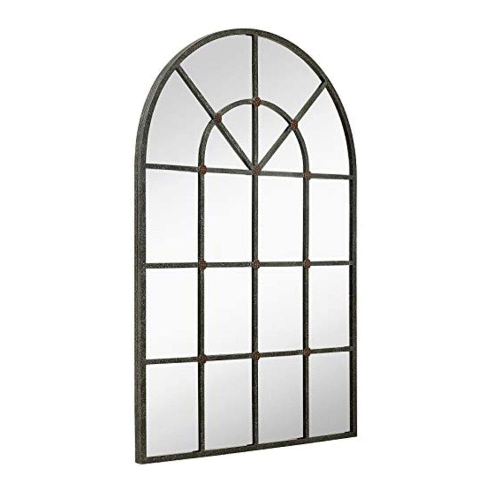 Metal Arched Window Mirror Large Wall Mirrors Decorative Piece and Arch Decor 28