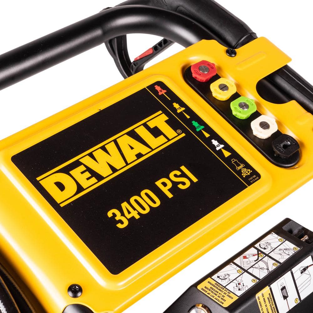 DEWALT 3400 PSI 2.5 GPM Gas Cold Water Pressure Washer with Electric Start Engine DXPW3425E