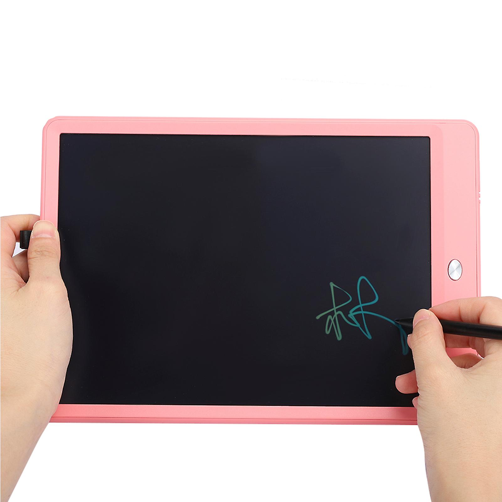 10in Lcd Writing Pad Children Light Energy Electronic Drawing Board High Brightness Thick Colorful Handwritingpink