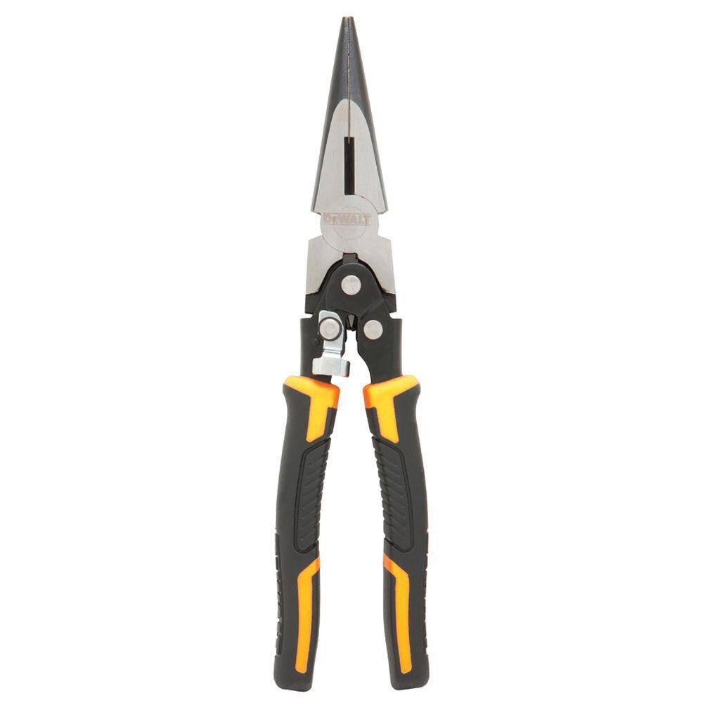 DW 8 in. Compound Action Long Nose Pliers DWHT70277