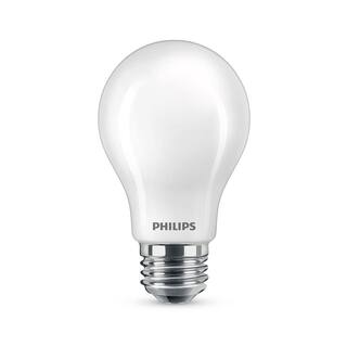 Philips 60-Watt Equivalent A19 Ultra Definition Dimmable E26 LED Light Bulb Daylight 5000K (4-Pack) 576132