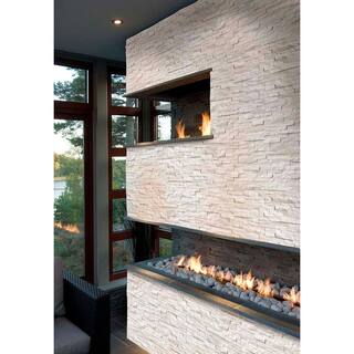 MSI Arctic White Ledger Panel 6 in. x 25.52 in. Textured Marble Stone Look Wall Tile (6 sq. ft.Case) LPNLQARCWHI624C