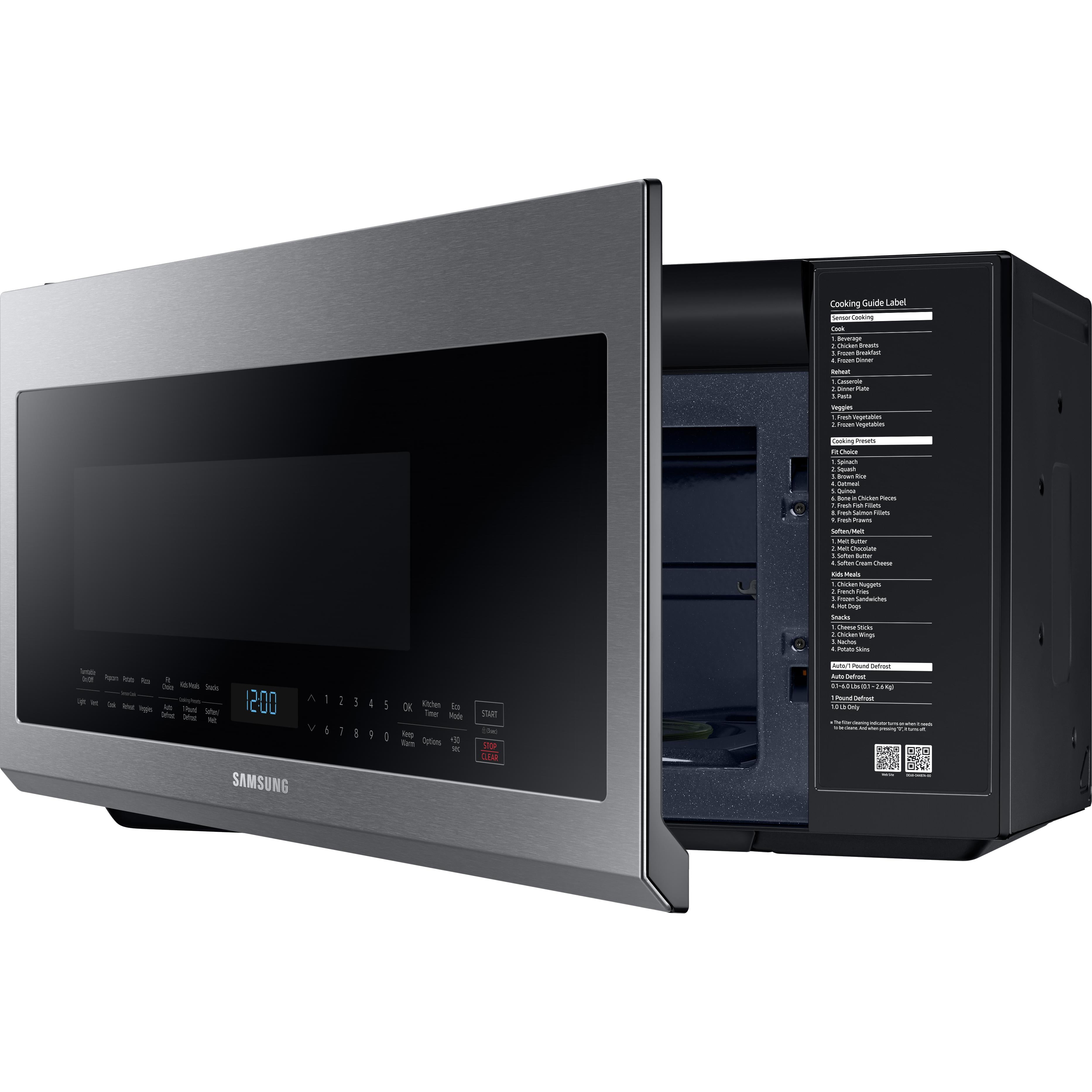  30-inch, 2.1 cu.ft. Over-the-Range Microwave Oven with Ventilation System ME21M706BAS/AA