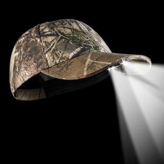 Panther Vision PowerCap CAMO LED Hat 2510 Ultra-Bright Hands Free Lighted Battery Powered Headlamp Real Tree Xtra Structured CUB4-281237