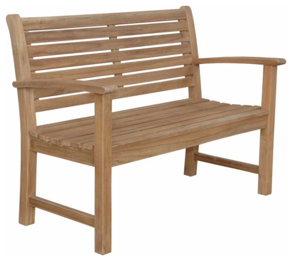 Victoria 48 quot2 Seater Bench   Transitional   Outdoor Benches   by Tuff Hut  Houzz